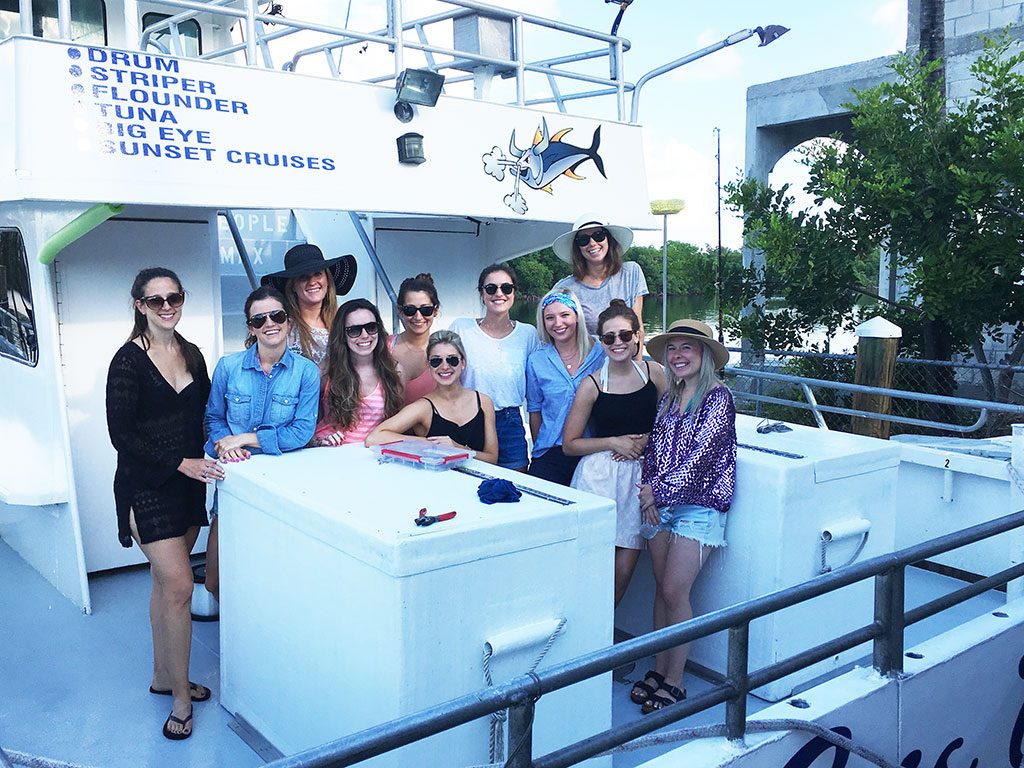 bachelorette fishing party