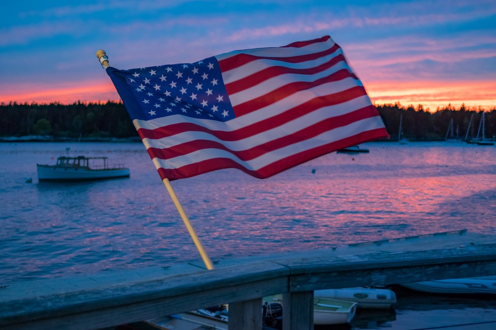4th July - USA flag
